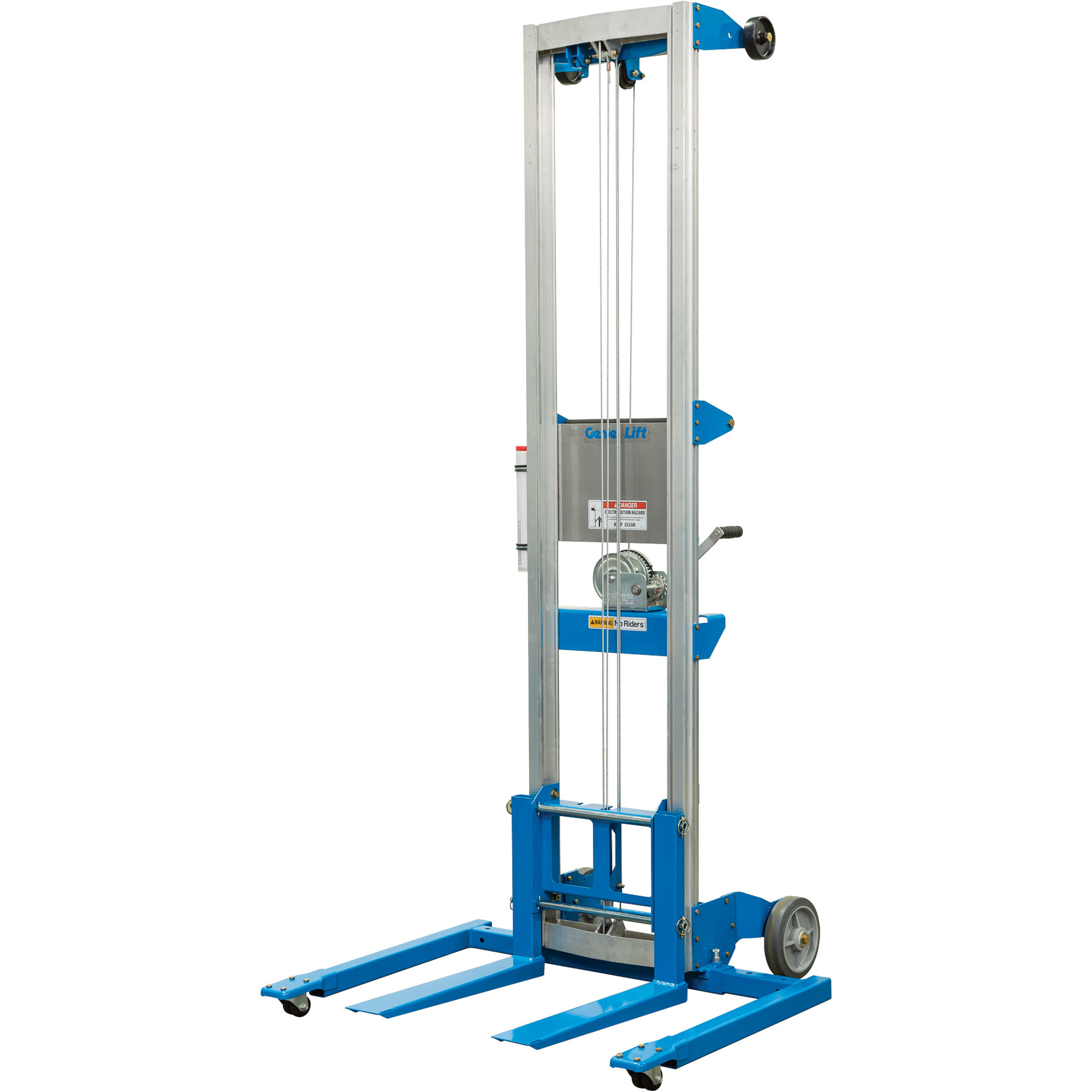 Genie Manual Material Lift with Straddle Base - 12ft. Lift, 350-Lb. Capacity, Model# GL-12 STRADDLE